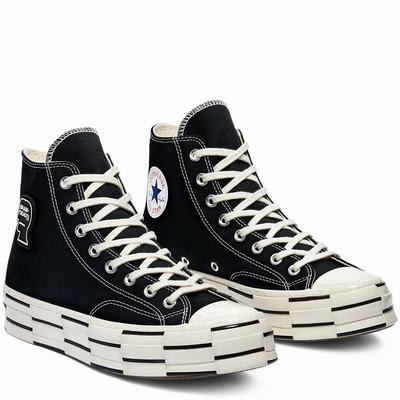 Férfi Converse x Brain Dead Chuck 70 Magasszárú Cipő CO5164732 Fekete